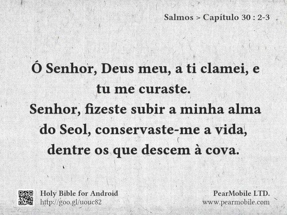 Salmos, Capítulo 30:2-3